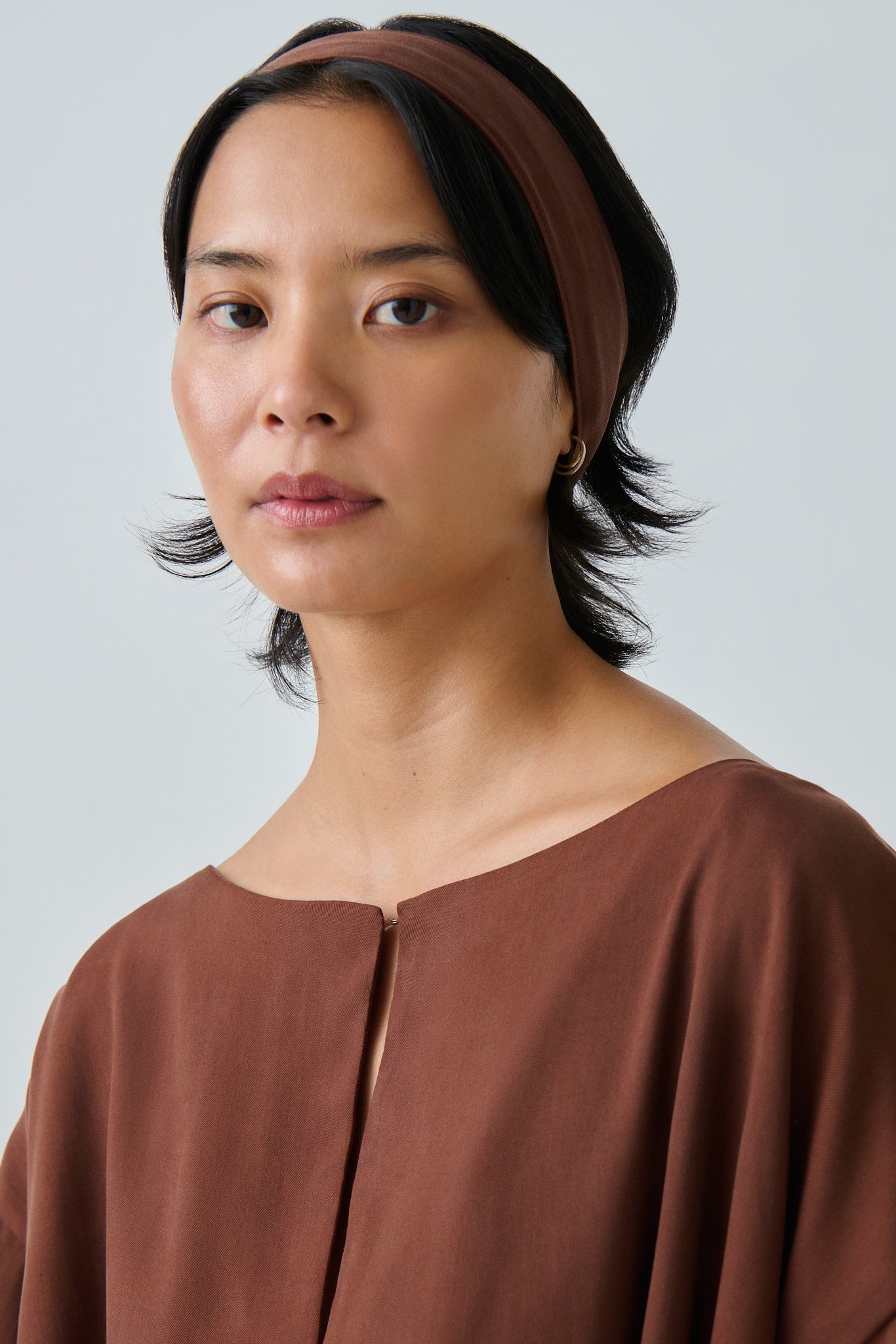 SILK KAFTAN DRESS