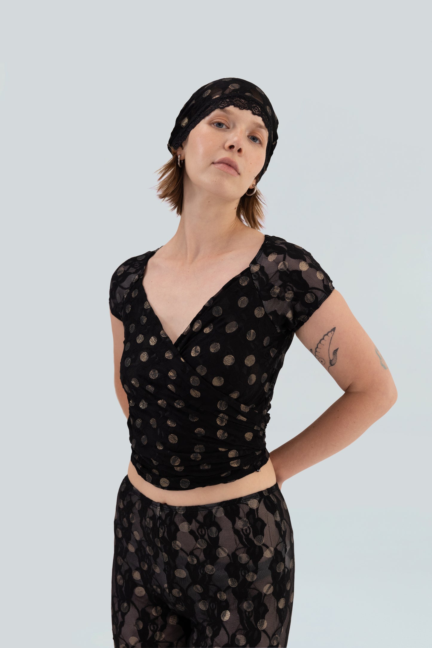 DORIS WRAPPED BLOUSE