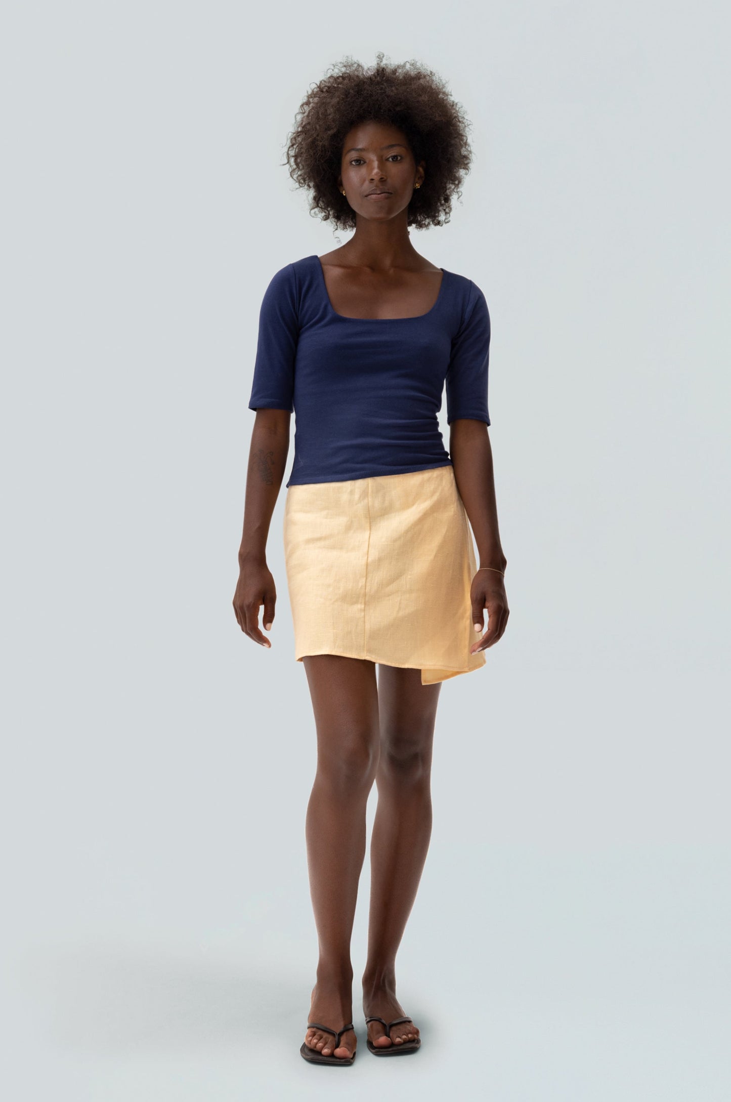 LINEN WRAPPED SHORTS