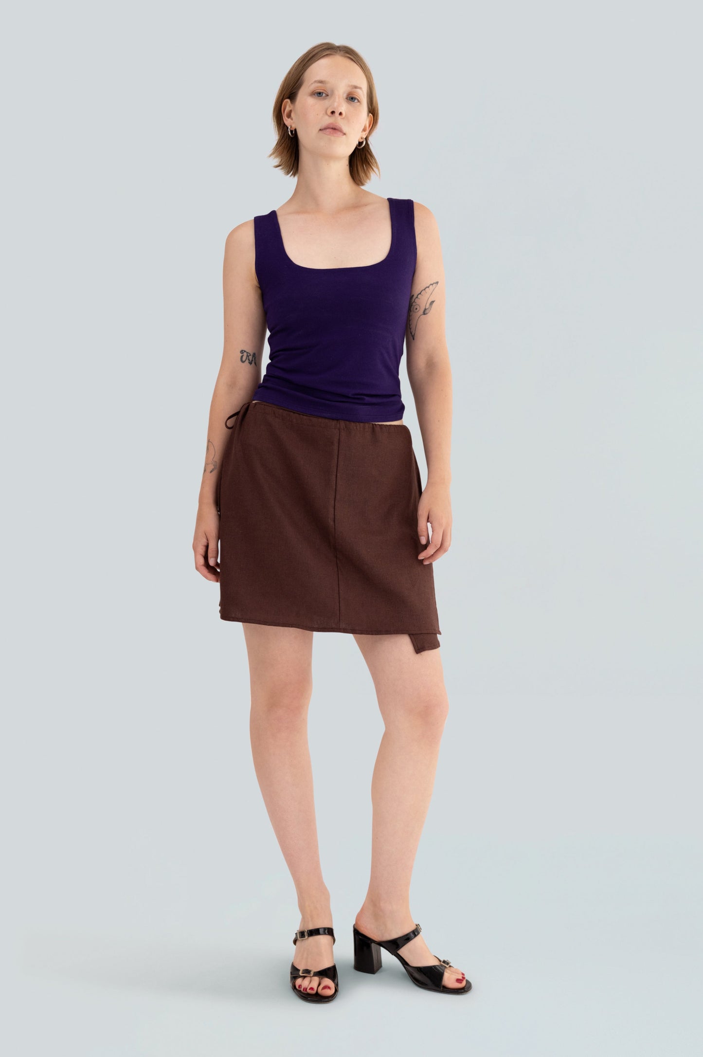 LINEN WRAPPED SHORTS
