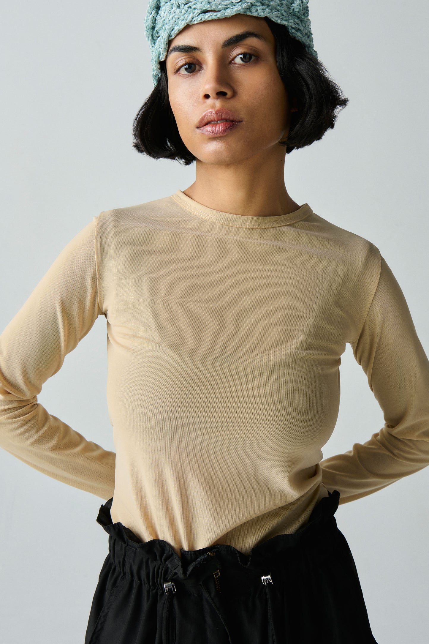 GRACE MESH LONGSLEEVE