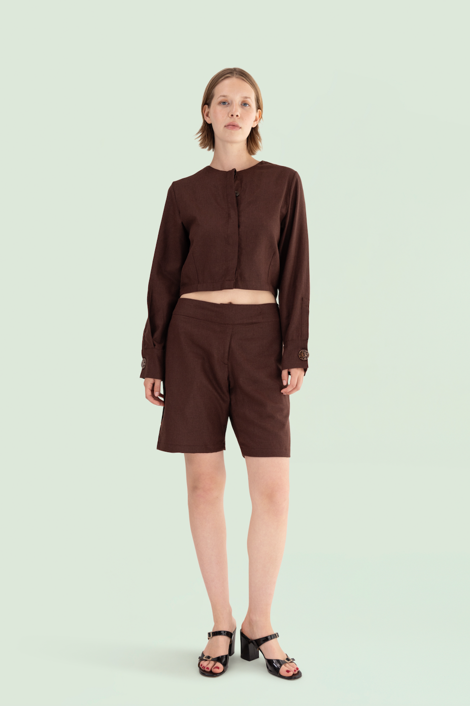 LINEN BLOUSON BLOUSE