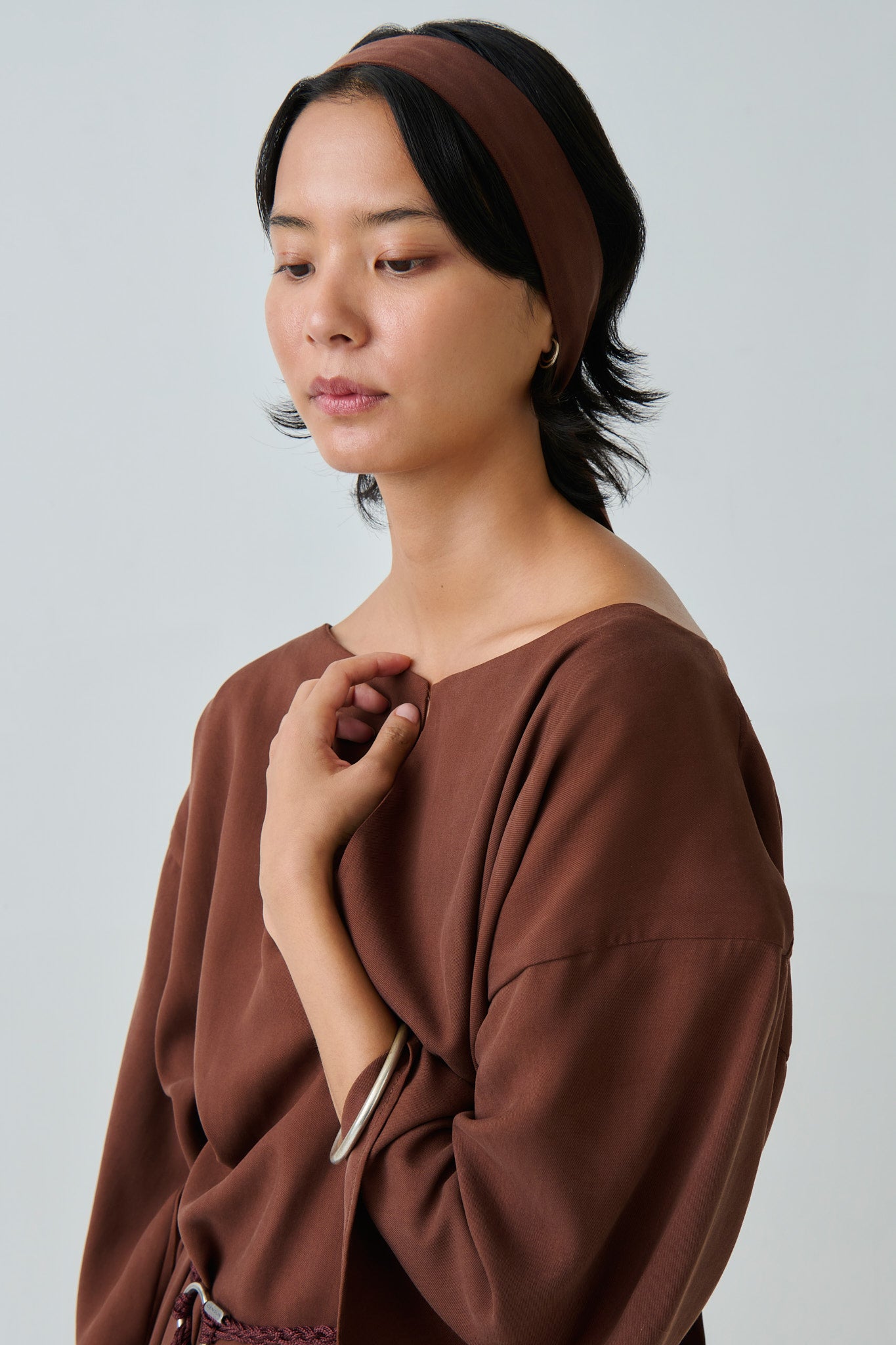 SILK KAFTAN DRESS