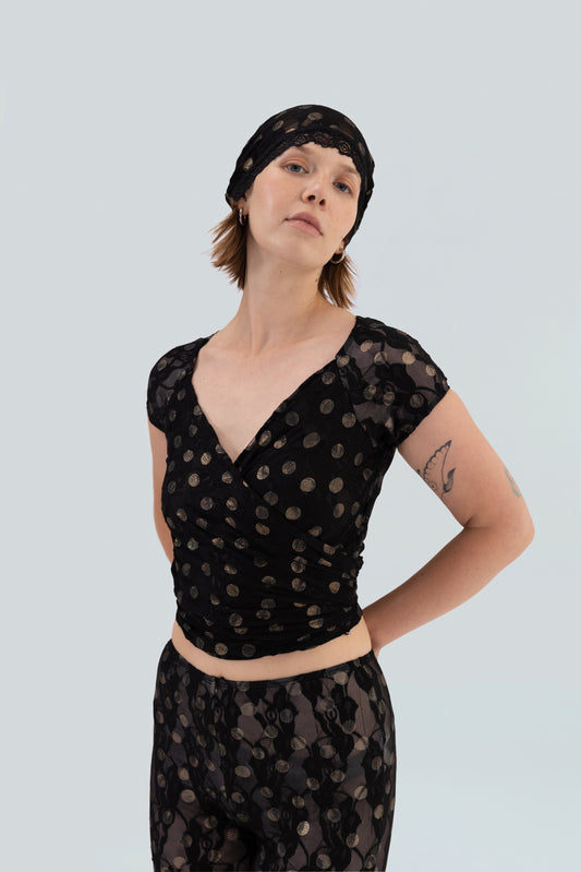 DORIS WRAPPED BLOUSE