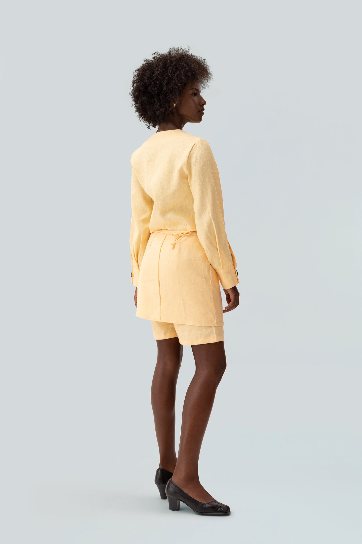 LINEN BLOUSON BLOUSE