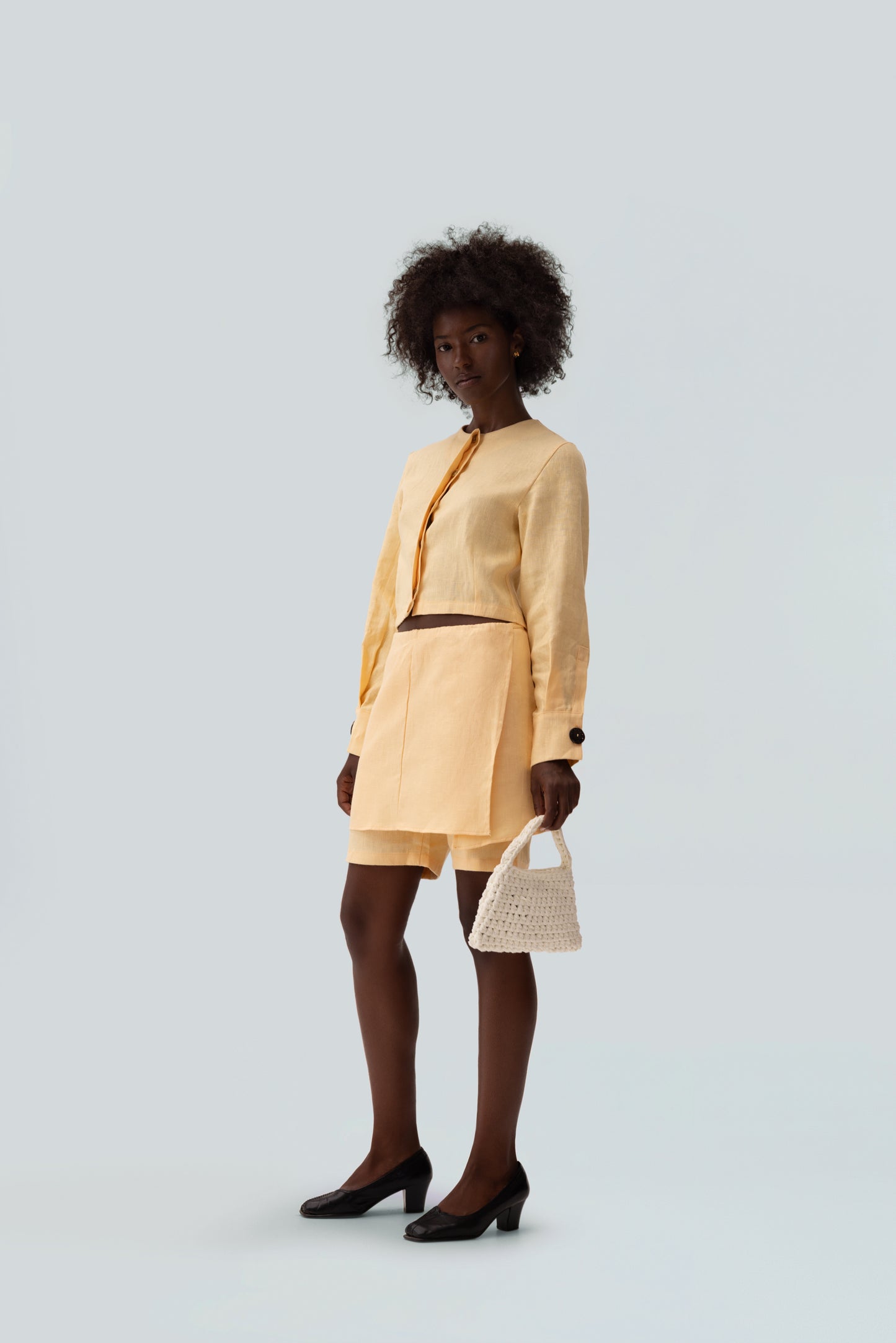 LINEN BLOUSON BLOUSE