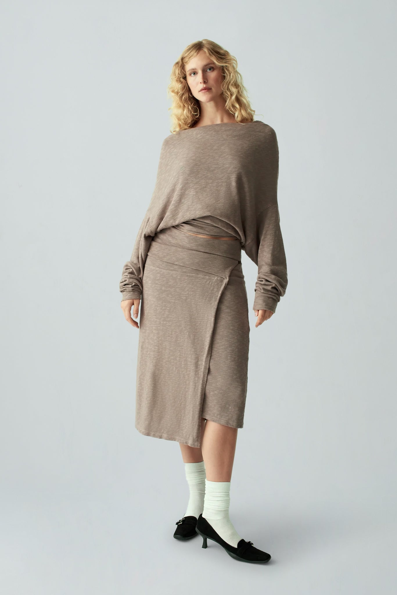 DRAPED PULLOVER