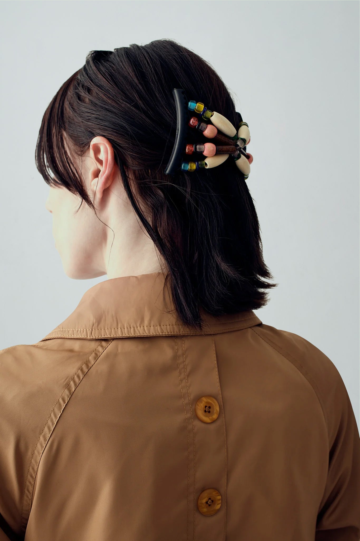 BEADED HAIR CLIP
