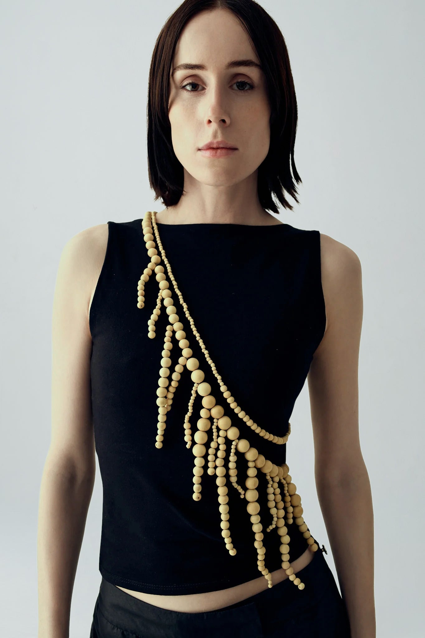 BEADED NECKLACE BELT