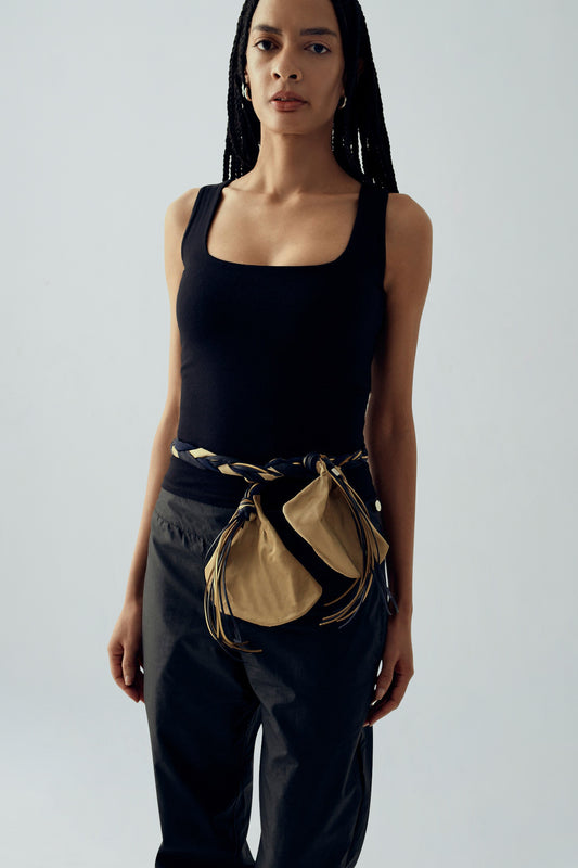 CALLA LILY BOW BELT
