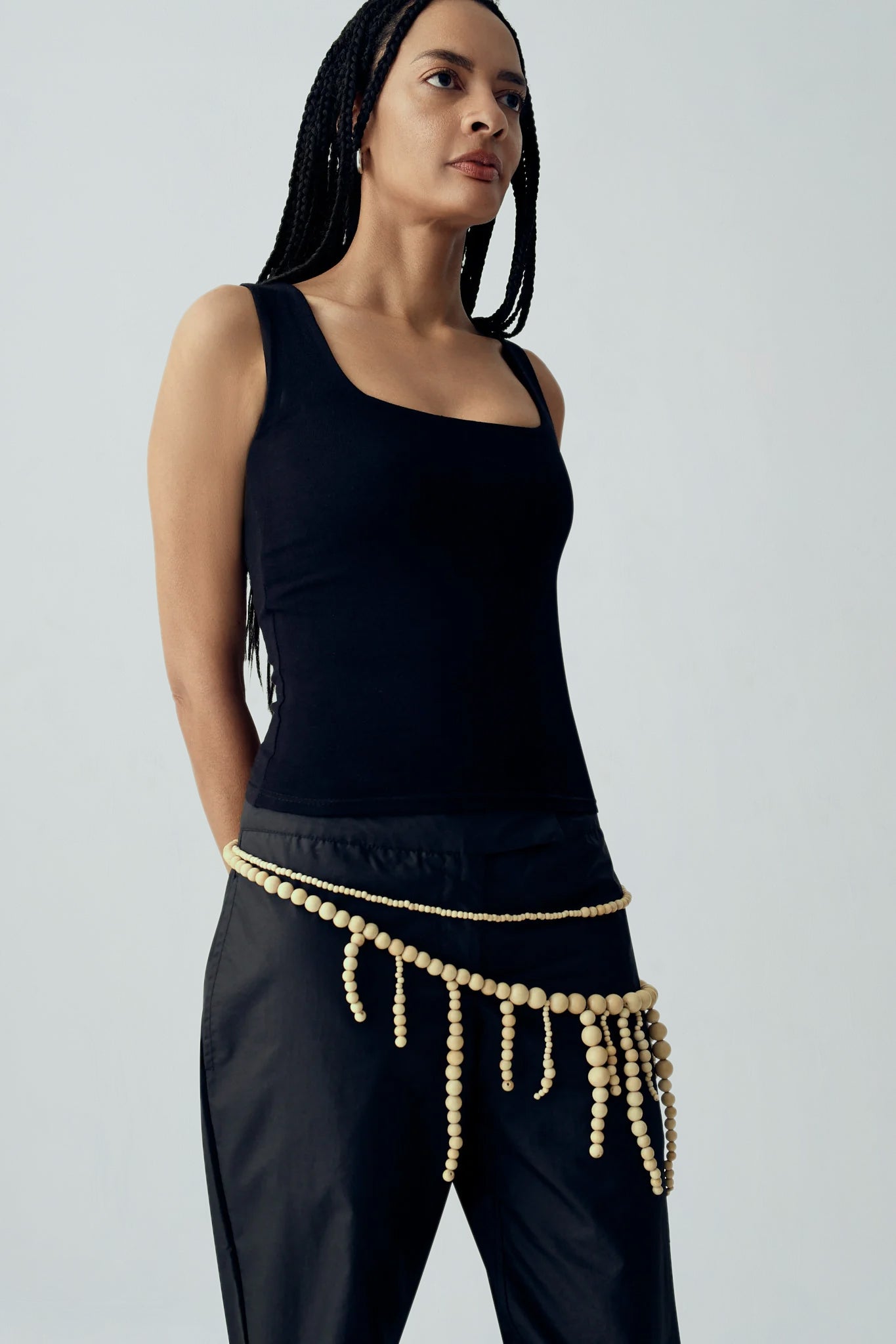 BEADED NECKLACE BELT